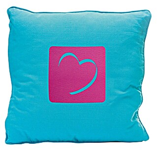Adhesivos decorativos Corazón (15 x 15 cm, Rosa)
