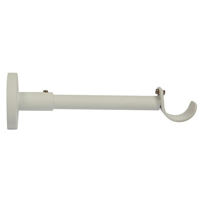 Soporte de pared largo Loft (Blanco, 1 ud., Específico para: Para barras con un diámetro de 25 mm) | BAUHAUS