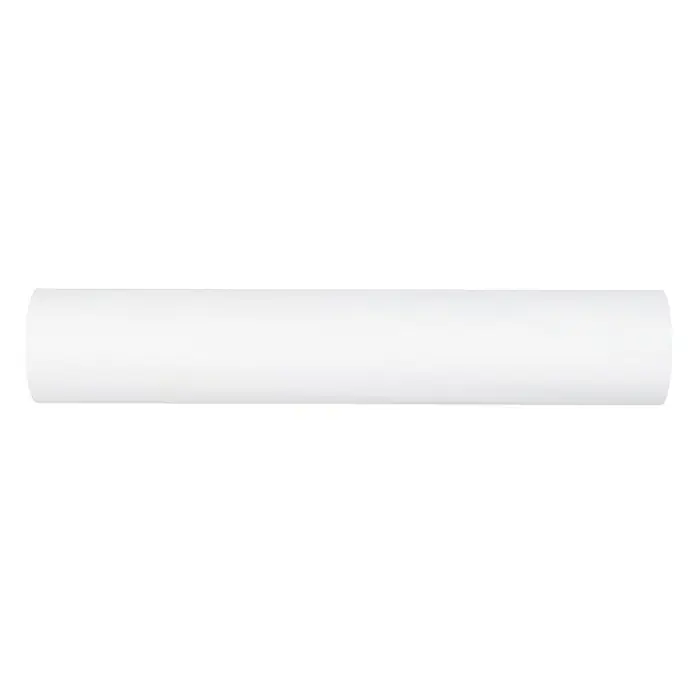 Barra para cortinas Ideas Wood - Ø x L: 28 mm x 200 cm, Madera, Blanco - Tubo de plástico blanco, perfecto para aplicaciones de fontanería y construcción. El tubo es duradero, ligero y fácil de instalar.