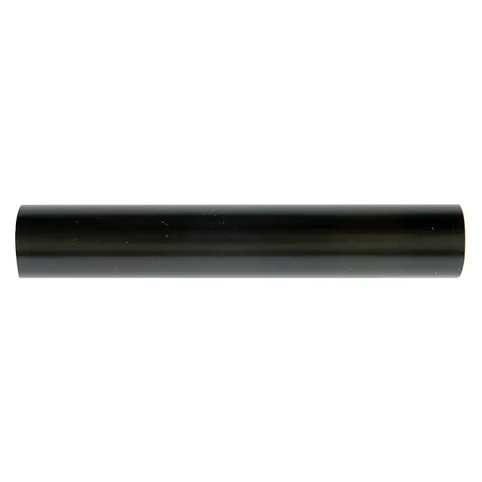 Barra para cortinas Ferro wood - Ø x L: 22 mm x 200 cm, Metal, Negro - Primer plano de una barra cilíndrica negra sobre un fondo blanco, versátil y elegante para diversas aplicaciones.