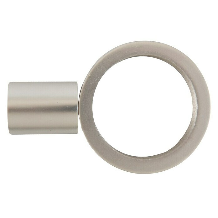 Tapa final Círculo Ferro wood (Plateado, 1 ud., Específico para: Para barras con un diámetro de 22 mm) | BAUHAUS