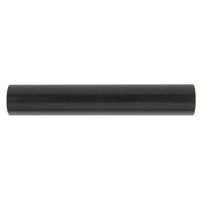 Barra para cortinas Antique - Ø x L: 22 mm x 200 cm, Negro - Imagen de una barra de cortina negra. La barra es cilíndrica y está horizontalmente contra un fondo blanco.