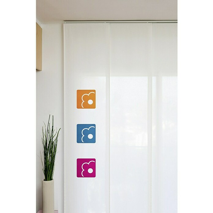 Adhesivos decorativos Flor 3 (15 x 15 cm, Turquesa) | BAUHAUS