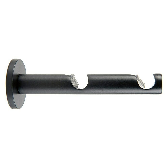 Soporte de pared y techo Ideas 12 (L x An x Al: 10,9 x 3,95 x 3,95 cm, Negro) | BAUHAUS