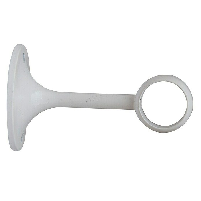 Soporte de pared central Solutions (Blanco, Largo: 7,8 cm) | BAUHAUS