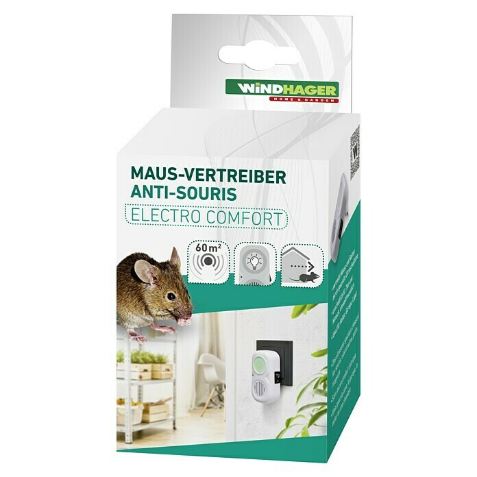 Windhager Ultraschall-Tiervertreiber Guard Batterie (Wirkungsbereich: 40  m²)