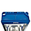Krause Stabilo Stufenstehleiter Fahrbar mit Traverse (Arbeitshöhe: 4,8 m, Anzahl Tritte: 12 Stufen, Tiefe Stufen: 80 mm, Aluminium, Fahrbar)