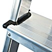Krause Monto Stufen-Doppelleiter Dopplo (Arbeitshöhe: 2,85 m, Anzahl Tritte: 2 x 6 Stufen, Tiefe Stufen: 80 mm, Aluminium)