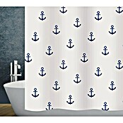 Diaqua Textil-Duschvorhang Anchor (180 x 200 cm, Blau/Weiß) | BAUHAUS