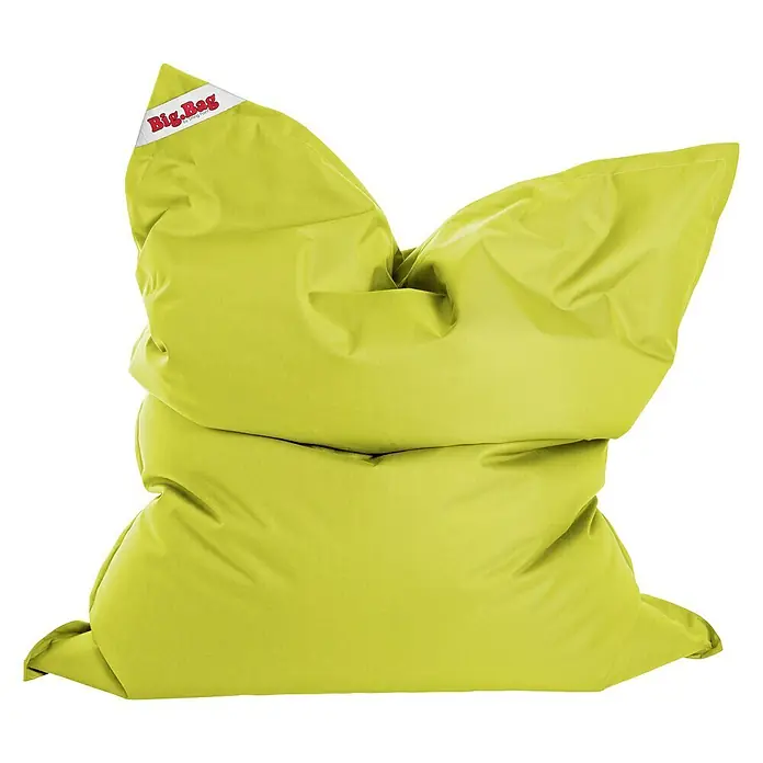 Sitzsack Bigbag Brava - 170 x 130 cm, Grün, 100 % Polyester - Ein leuchtend gelber Big Bag Sitzsack, der Komfort und Stil in jedem Raum bringt. Ideal zum Entspannen und Relaxen.