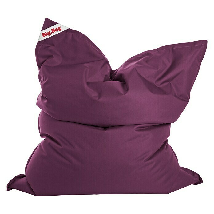 Sitzsack Bigbag Brava170 x 130 cm, Aubergine, 100 % Polyester/100 % Polyvinylchlorid Front View