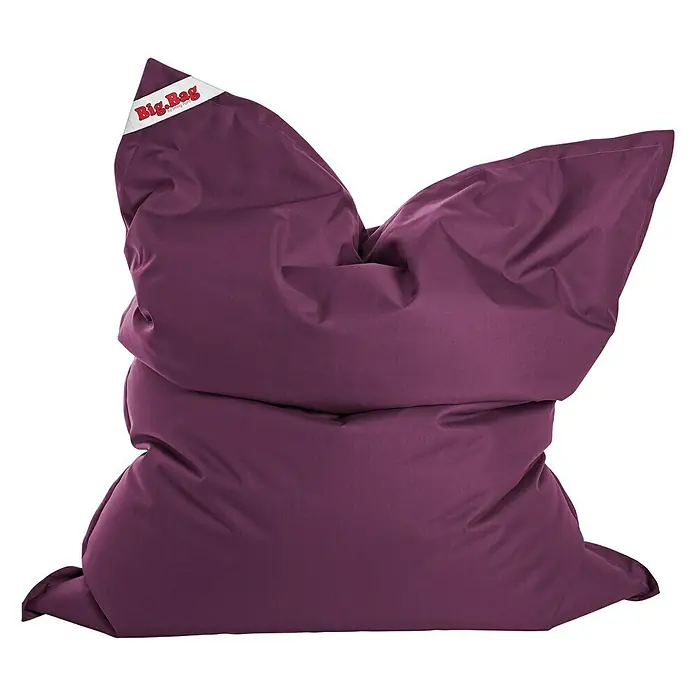 Sitzsack Bigbag Brava - 170 x 130 cm, Aubergine, 100 % Polyester - Ein auffälliger Big Bag Sitzsack in sattem Pflaumenton, ideal zum Entspannen und Relaxen. Der robuste Stoff und die bequeme Füllung laden zum Verweilen ein.