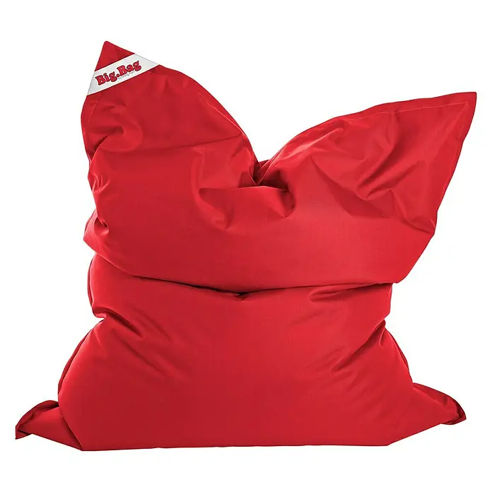 Sitzsack Bigbag Brava - 170 x 130 cm, Tomate, 100 % Polyester/100 % Polyvinylchlorid - Der rote Big Bag Sitzsack, ein bequemes und vielseitiges Möbelstück, ideal zum Entspannen und Relaxen in jedem Raum.