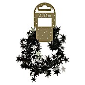 Christbaumschmuck Sterngirlande (Schwarz, Kunststoff, Stern)