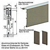 Valcomp by Mantion Blende (201 x 10 cm, Passend für: Schiebetüren mit einer Stärke von max. 25 mm)