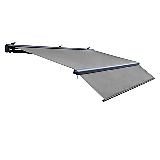 Sunfun Gelenkarmmarkise (Dunkelgrau, Breite: 3,95 m, Ausfall: 3 m)