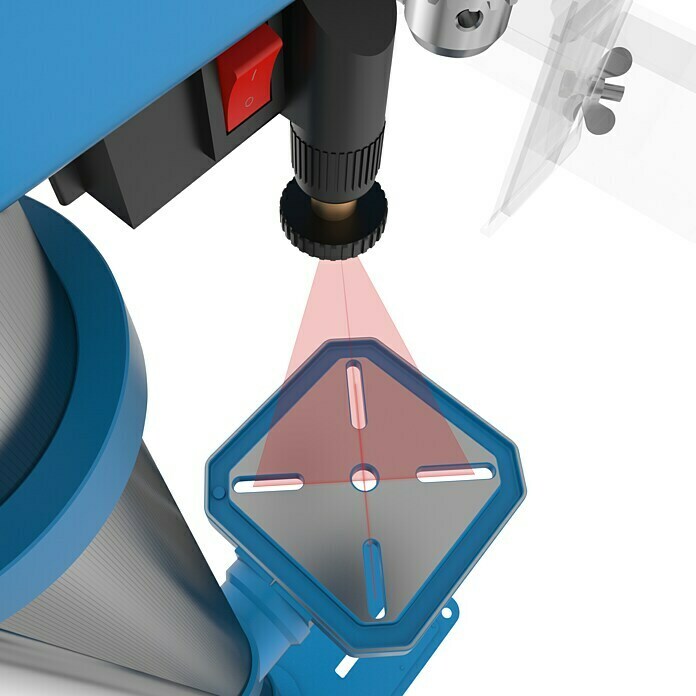 Güde Tischbohrmaschine GSB 20 Laser500 W, 600 U/min - 2.600 U/min, Spannweite Bohrfutter: 3 mm - 16 mm Detail Shot