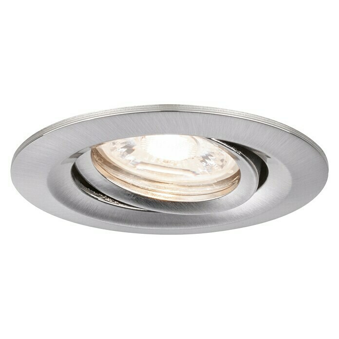 Paulmann LED-Einbauleuchte rund (4 W, Eisen gebürstet, Durchmesser: 6,6 cm)