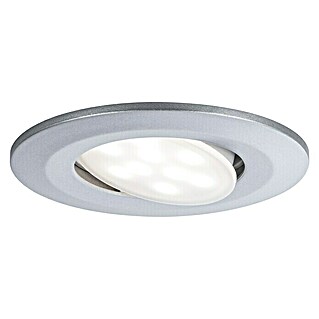 Paulmann LED-Einbauleuchte Calla (Neutralweiß, 1 Stk., IP65, Durchmesser: 90 mm, Silber)