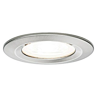 Paulmann LED-Einbauleuchte Nova (6,5 W, Eisen gebürstet, Warmweiß, 1 Stk., Einbautiefe: 75 mm)