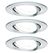 Paulmann Ugradbena LED svjetiljka Nova  (6,5 W, Aluminij, Topla bijela, 3 Kom.) | BAUHAUS