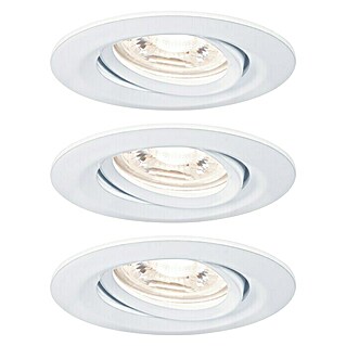 Paulmann LED-Einbauleuchten-Set Nova Mini (12 W, Weiß, Warmweiß)