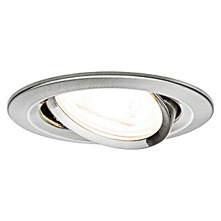 Paulmann LED-Einbauleuchte Nova (6,5 W, Eisen gebürstet, Warmweiß, Einbautiefe: 90 mm)