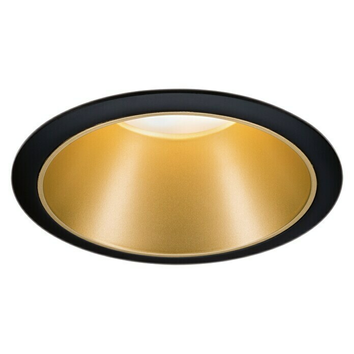 Paulmann LED-Einbauleuchte Cole (6,5 W, Schwarz/Gold, Warmweiß, 1 Stk.) | BAUHAUS