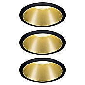 Paulmann LED-Einbauleuchte Cole (19,5 W, Schwarz/Gold, Warmweiß, 3 Stk.) | BAUHAUS