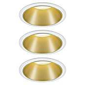 Paulmann LED-Einbauleuchte Cole (19,5 W, Weiß/Gold, Warmweiß, 3 Stk.) | BAUHAUS