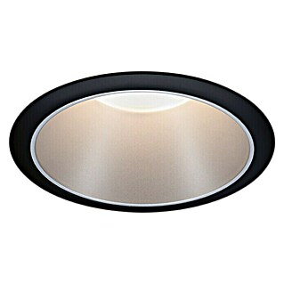 Paulmann LED-Einbauleuchte Cole (6,5 W, Schwarz/Silber, Warmweiß, 1 Stk.)