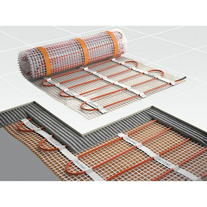 Admiral E-Power Fußbodenheizung Comfort25,4 x 0,5 m, Beheizbare Fläche: 12 m², 135 W/m² Right Side View