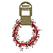 Christbaumschmuck Mini-Sternchen-Girlande (Rot, Kunststoff, Stern)