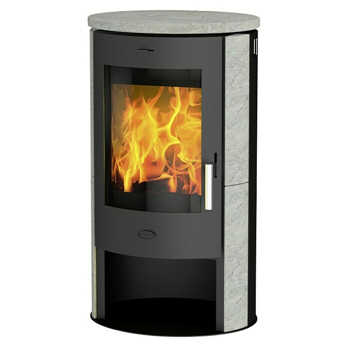 Fireplace Kaminofen Trend (6 kW, Raumheizvermögen: 108 m³, Verkleidung: Speckstein, Schwarz)