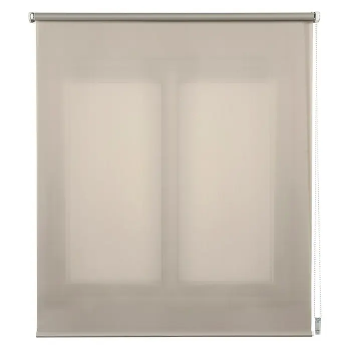 Estor enrollable Clip&Fix - An x Al: 45 x 180 cm, Piedra - Estor enrollable beige para ventanas, ofrece privacidad mientras permite la entrada de luz suave, ideal para cualquier habitación.