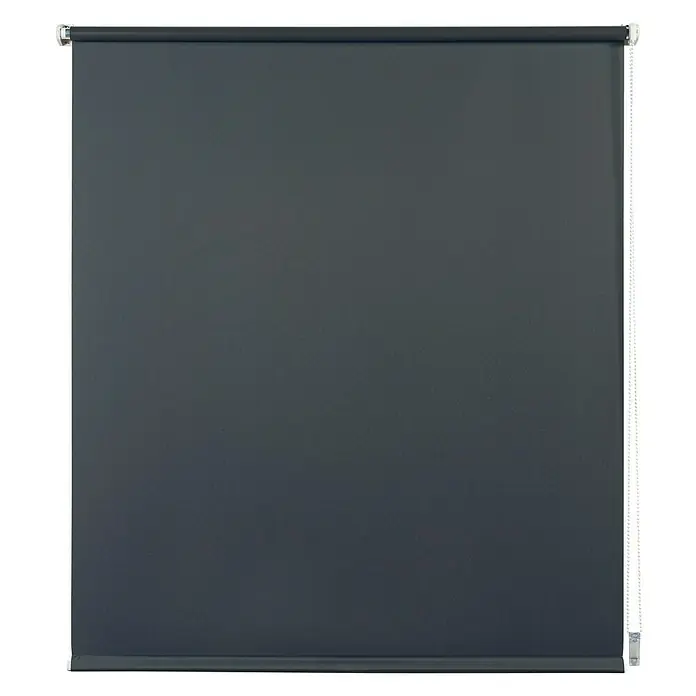Estor enrollable Clip&Fix Opaco - An x Al: 45 x 180 cm, Grafito - Estores enrollables grises para ventanas, diseñados para bloquear la luz y mejorar la privacidad. Con un cordón fácil de usar.
