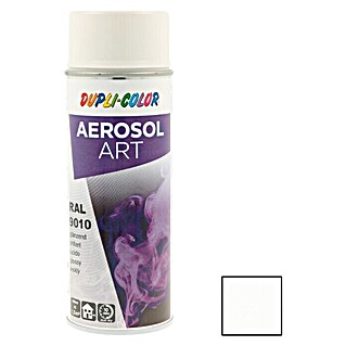 Dupli-Color Aerosol Art Sprayverf RAL 9010 Zuiver wit (Zuiver wit, 400 ml, Glanzend)