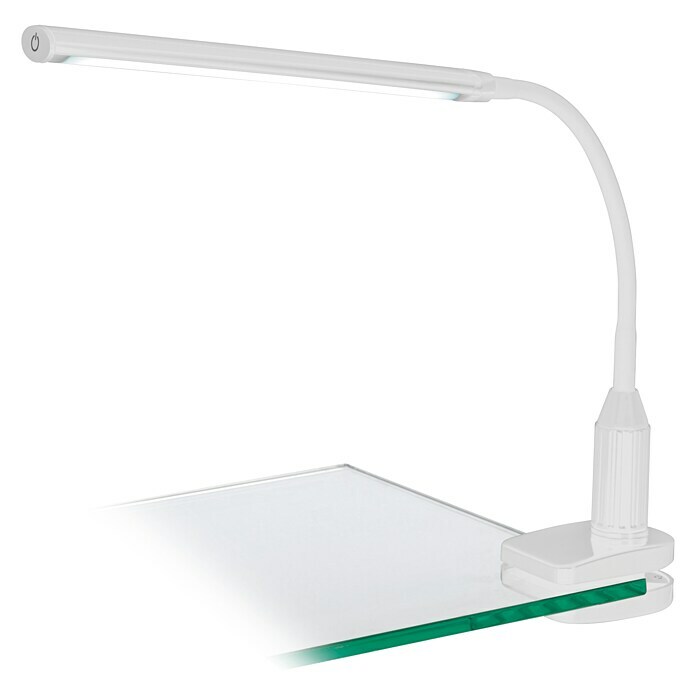 Eglo LED-Klemmleuchte (4,5 W, Weiß, L x B x H: 45 x 6,5 x 27,5 cm)