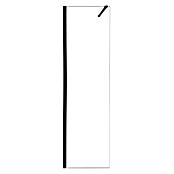 Mampara de ducha fija Walk-In Antibes (An x Al: 80 x 200 cm, 8 mm, Negro)