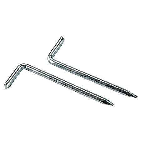 Voltomat Hakennägel (Ø x L: 3 x 50 mm, Stahl, Galvanisch verzinkt, 25 Stk.)