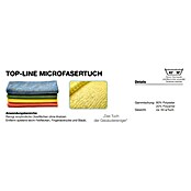 Mikrofasertuch Topline (5 Stk., 40 x 40 cm, Mikrofaser, Blau)