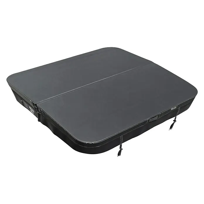 Camargue Thermo-Abdeckplane Serenity - Passend für: Whirlpool Serenity - Schwarze rechteckige Whirlpoolabdeckung mit Reißverschluss zum Schutz vor Schmutz und Witterungseinflüssen.