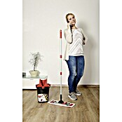 Sprintus Bodenwisch-Set Click N Press + Staubmop (5-tlg., 12 l, Material Bezug: 80 % Mikrofaser, 20 % weiche Abrasivborsten)