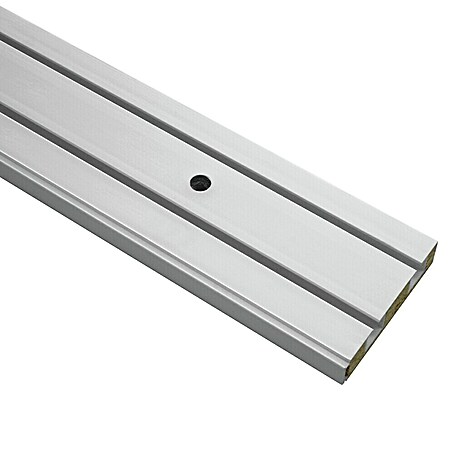Vorhangschiene (Anzahl Läufe: 2 Stk., Länge: 1 200 mm, Weiß)