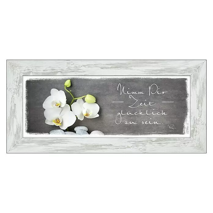 ProArt Bild New Classic Wood - Nimm dir Zeit, B x H: 94 x 44 cm - Vorderansicht