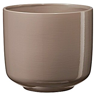 Soendgen Keramik Okrugla tegla za biljke (Vanjska dimenzija (ø x V): 21 x 19 cm, Greige, Keramika)