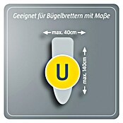 Bügeltischbezug Irontech Molton Polsterung (Weiß) | BAUHAUS