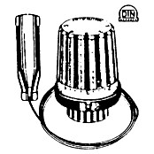 Heimeier Heizkörper-Thermostat K (Weiß, Mit losem Fühler) | BAUHAUS