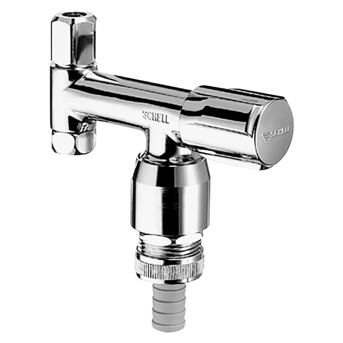 Schell Geräteventil Comfort - ⅜″, ¾″, Verchromt - Abstellventil mit glänzender Chromoberfläche für den Sanitärbereich. Hochwertige Verarbeitung und einfache Installation.