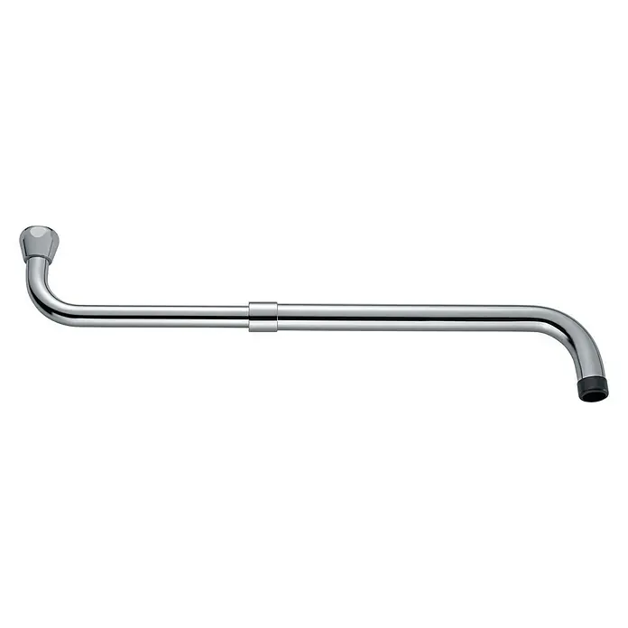 Universal-Auslauf - ¾″, Länge: 28 cm, Chrom - Duschvorhangstange aus Chrom, verstellbar für verschiedene Duschbreiten. Sie ist einfach zu montieren und bietet sicheren Halt für Duschvorhänge.